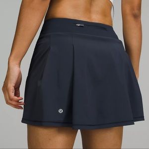 Lululemon Pace Rival Mid-Rise Skirt Extra Long Size 6 in True Navy